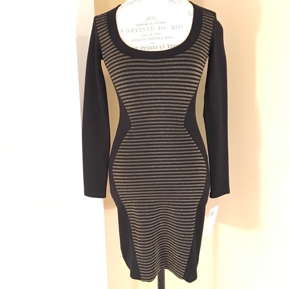 French Connection Fitted Long Sleeve Dress - Picture 1 of 4